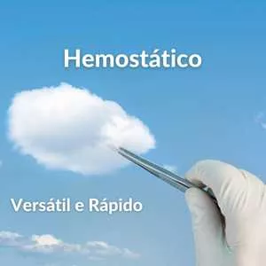 Foto de Gelita Tuft-it Hemostático, selante e aderente em um único produto das camadas.
